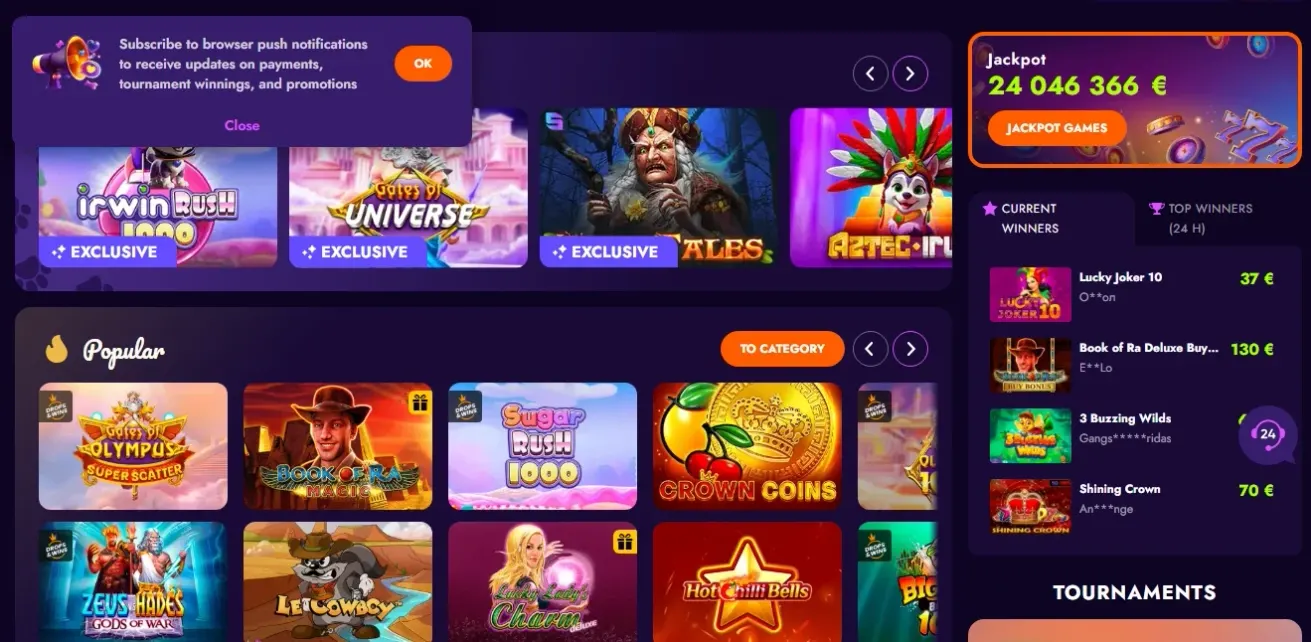 irwin casino 90% 20 free spins